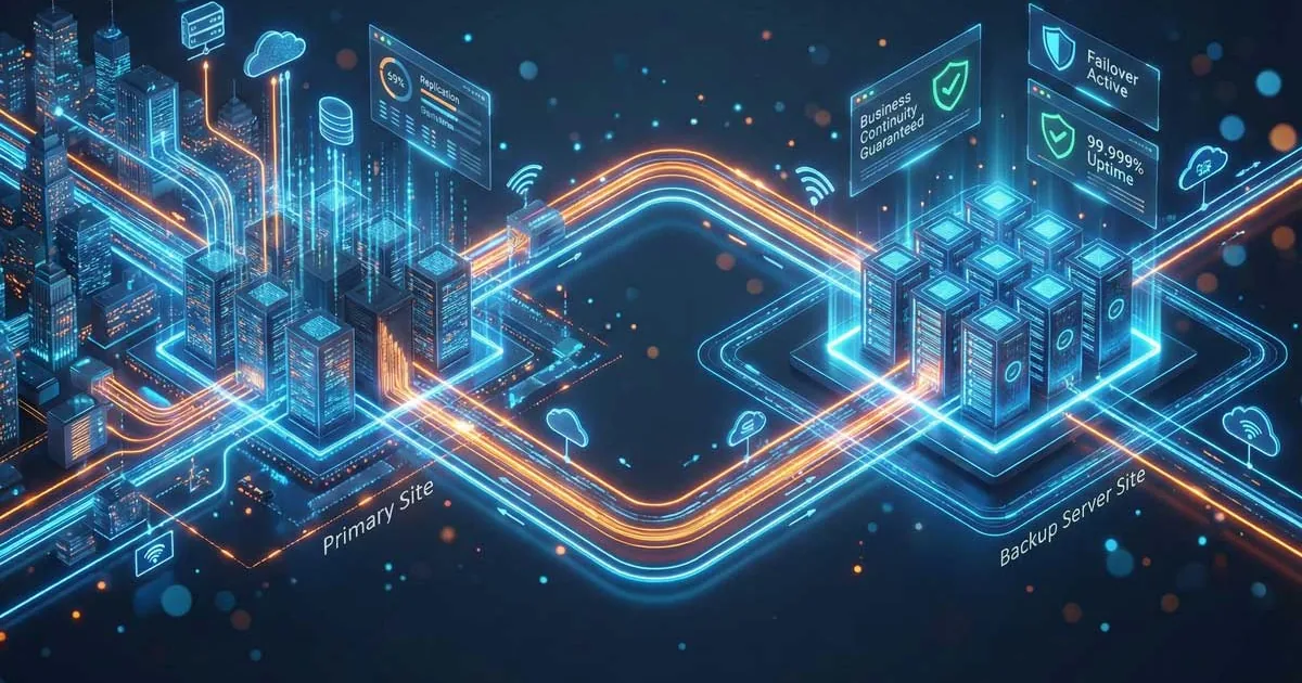 Backup Server Site: Guarantee of Service Continuity