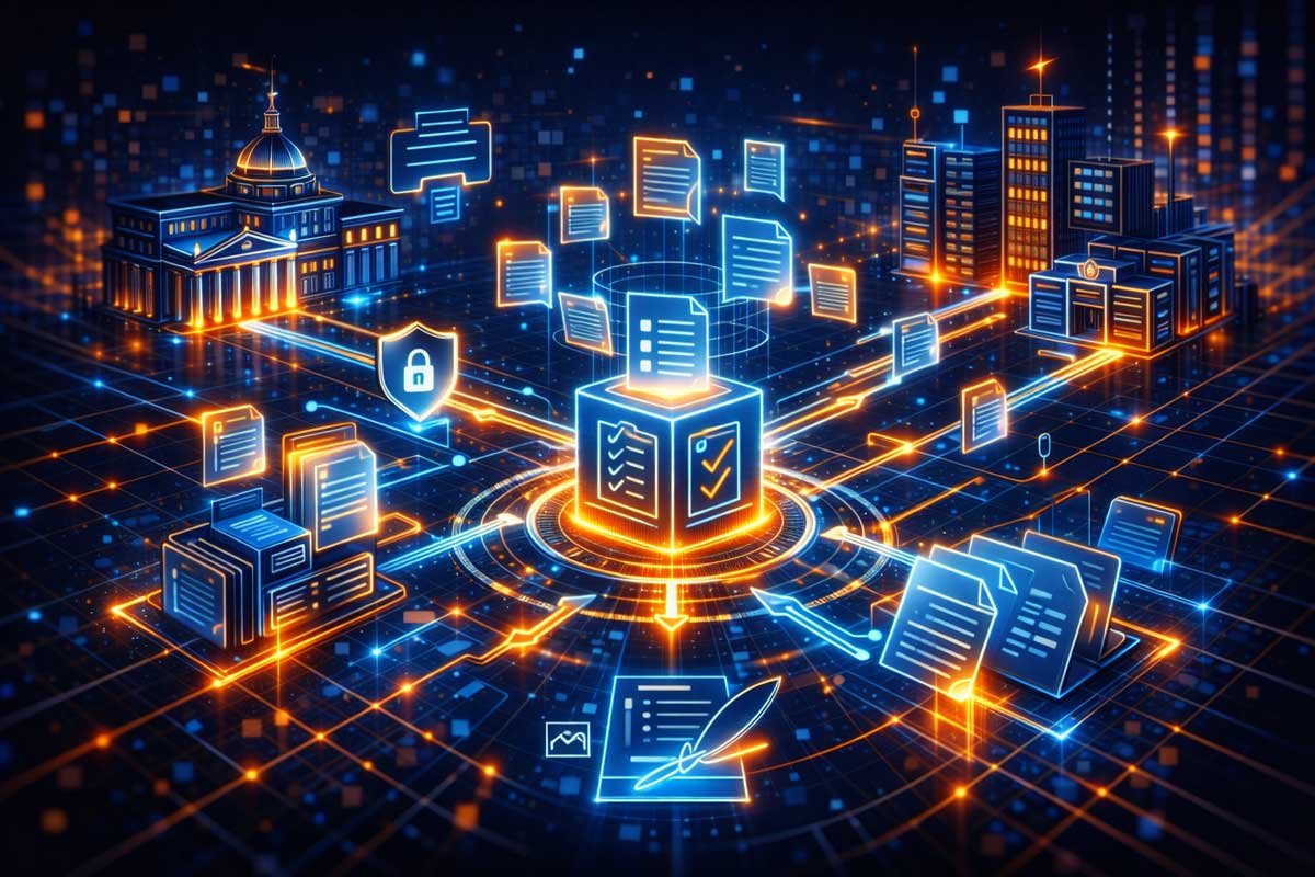 Interdepartmental Electronic Document Management: Regulated Interaction